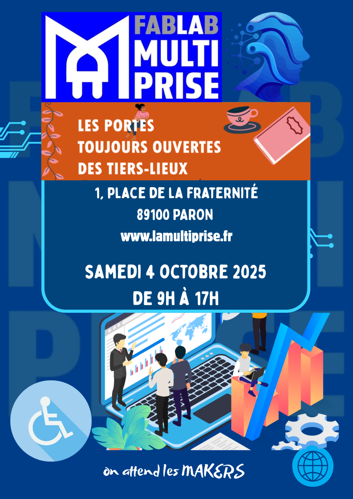 Journée porte ouverte Fablab La Multiprise - Samedi 04 Octobre 2025