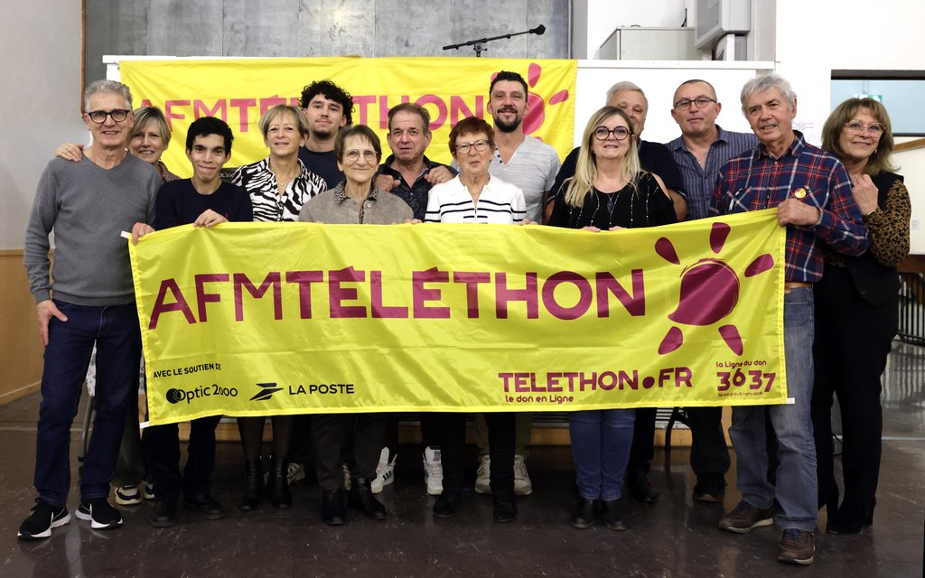 3500 € RÉCOLTÉS POUR LE TÉLÉTHON