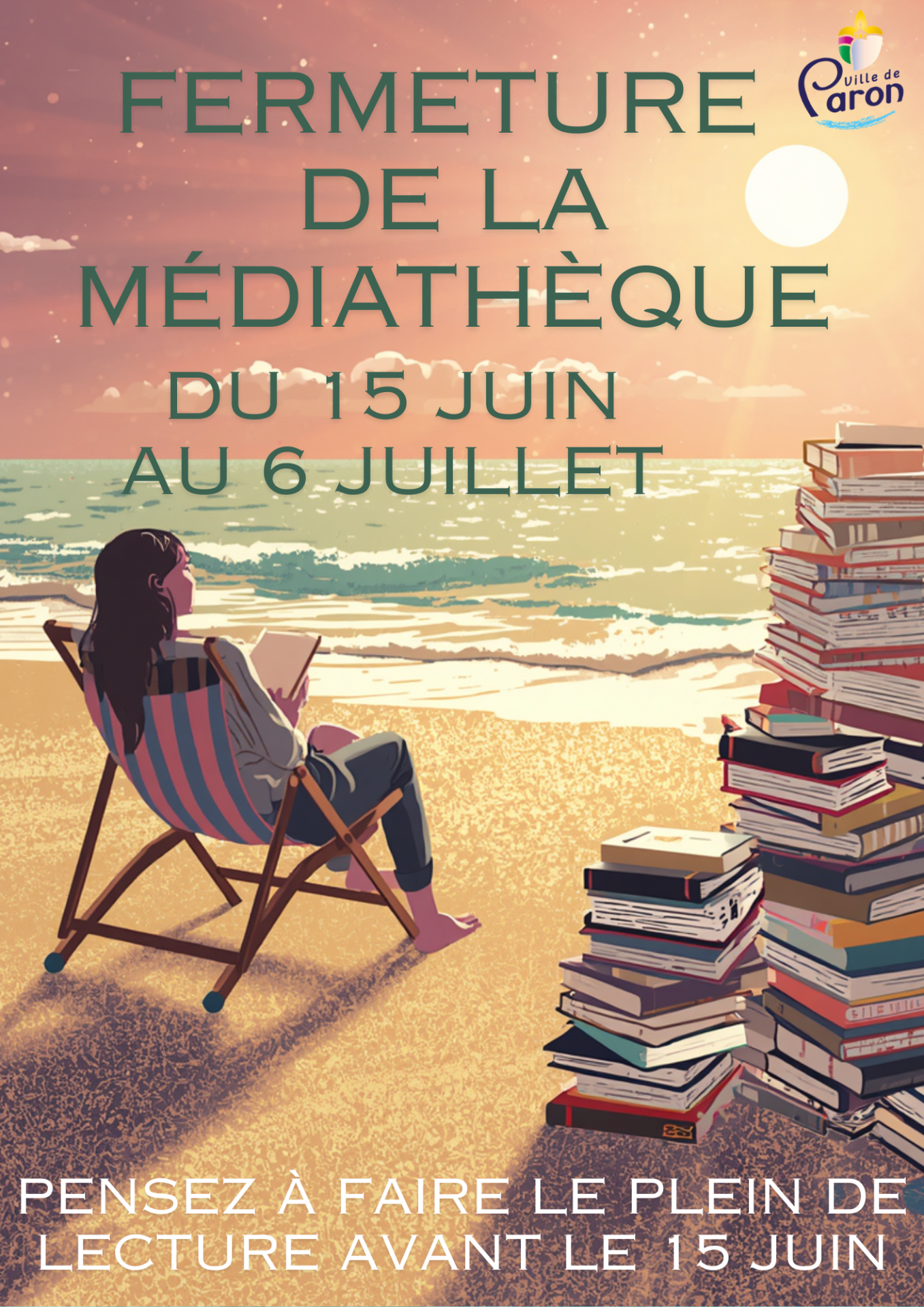 FERMETURE MEDIATHEQUE