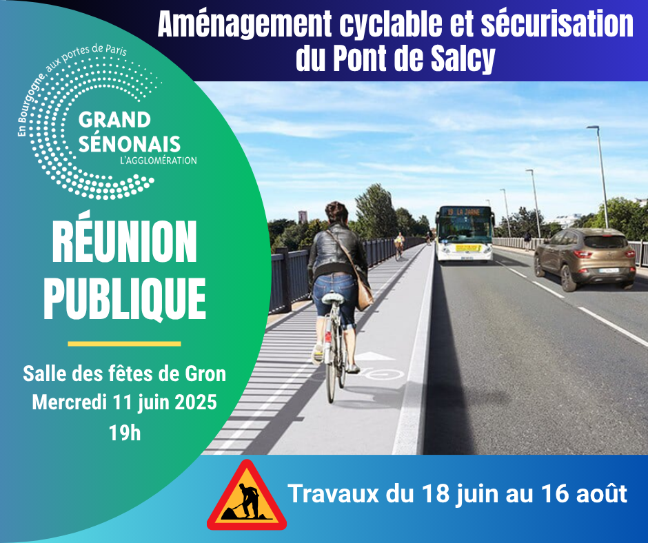 Réunion publique du Pont de Salcy du 18 juin au 16 août 2025.