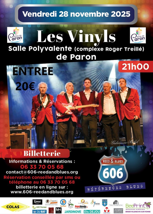  LES VINYLS SALLE POLYVALENTE LE VENDREDI 28 NOVEMBRE !