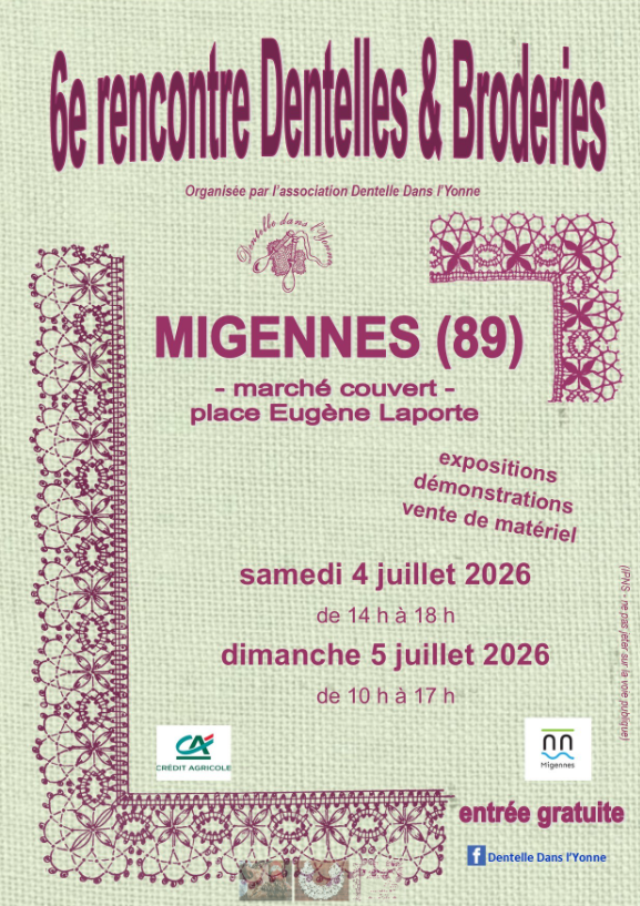 dentelles de l'yonne