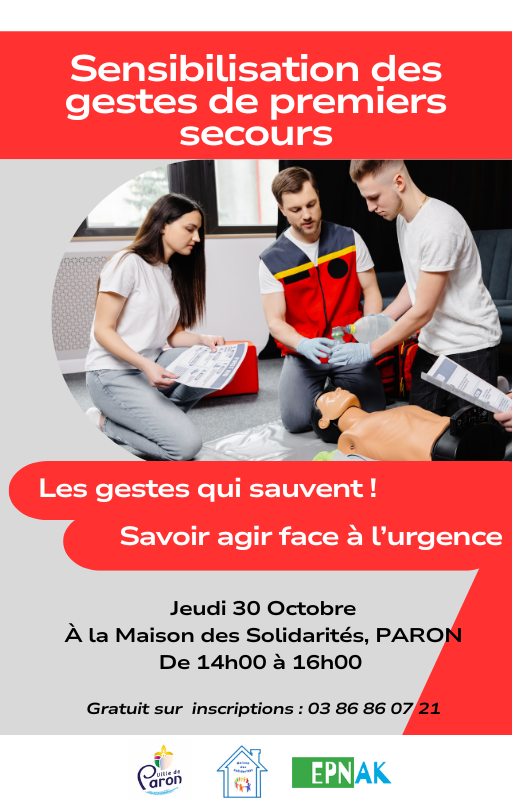 sensibilisation gestes de premiers secours
