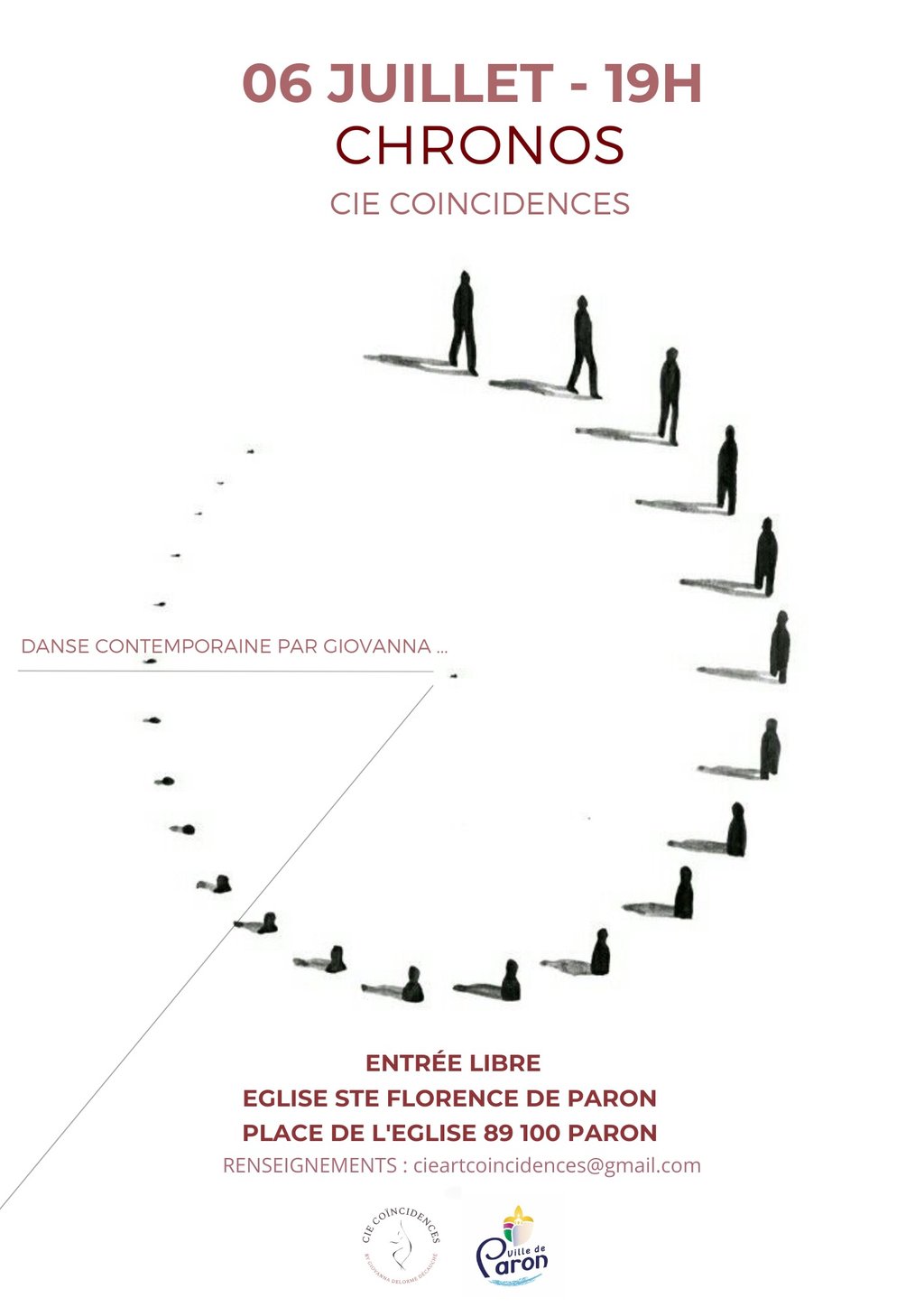SPECTACLE DE DANSE LE 6 JUILLET EGLISE SAINTE-FLORENCE.