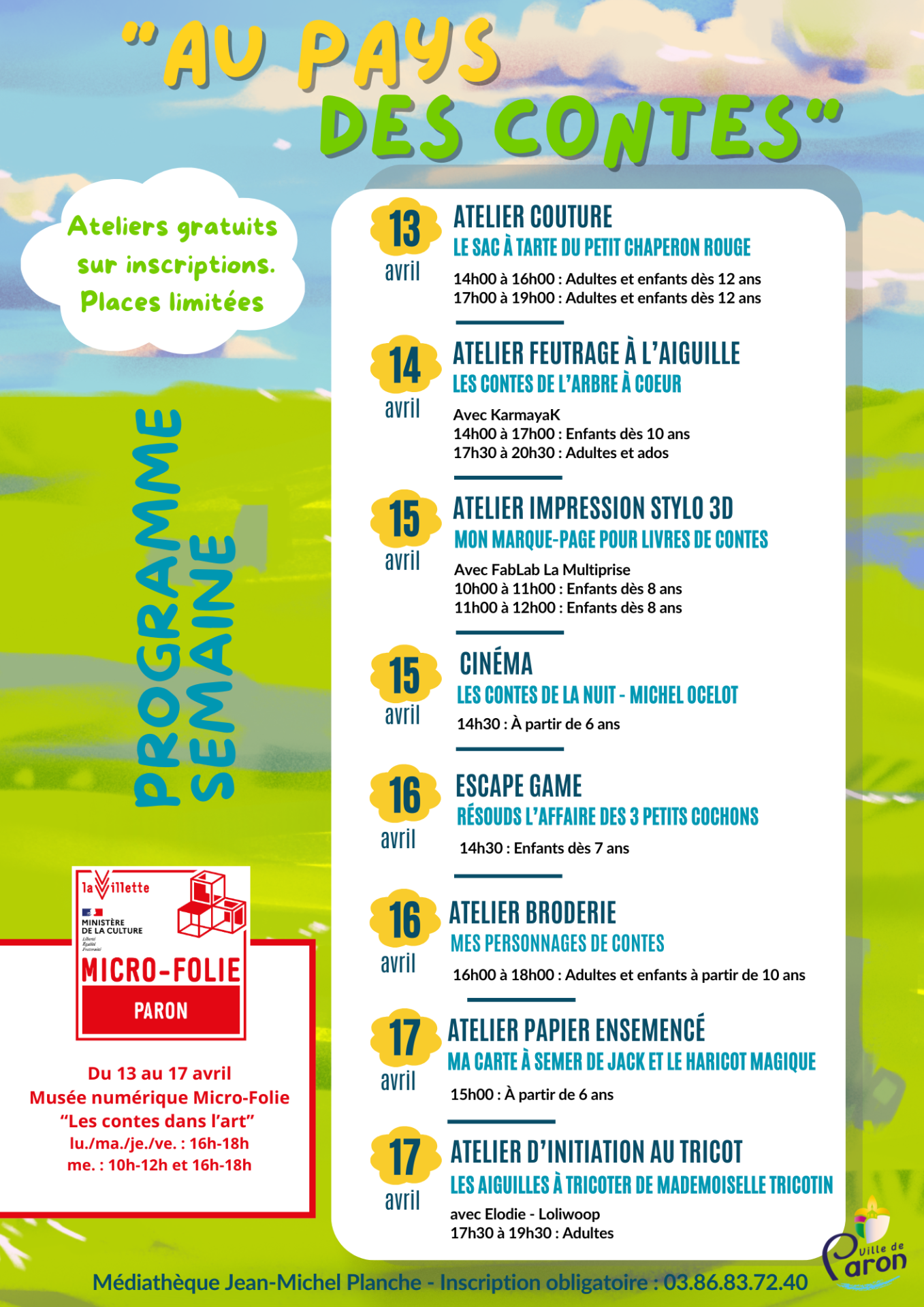 au pays des contes médiathèque