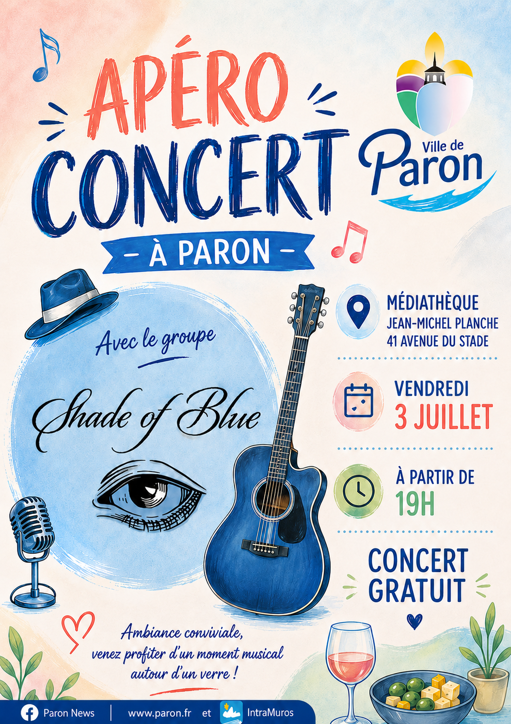 apéro concert 3 juillet 