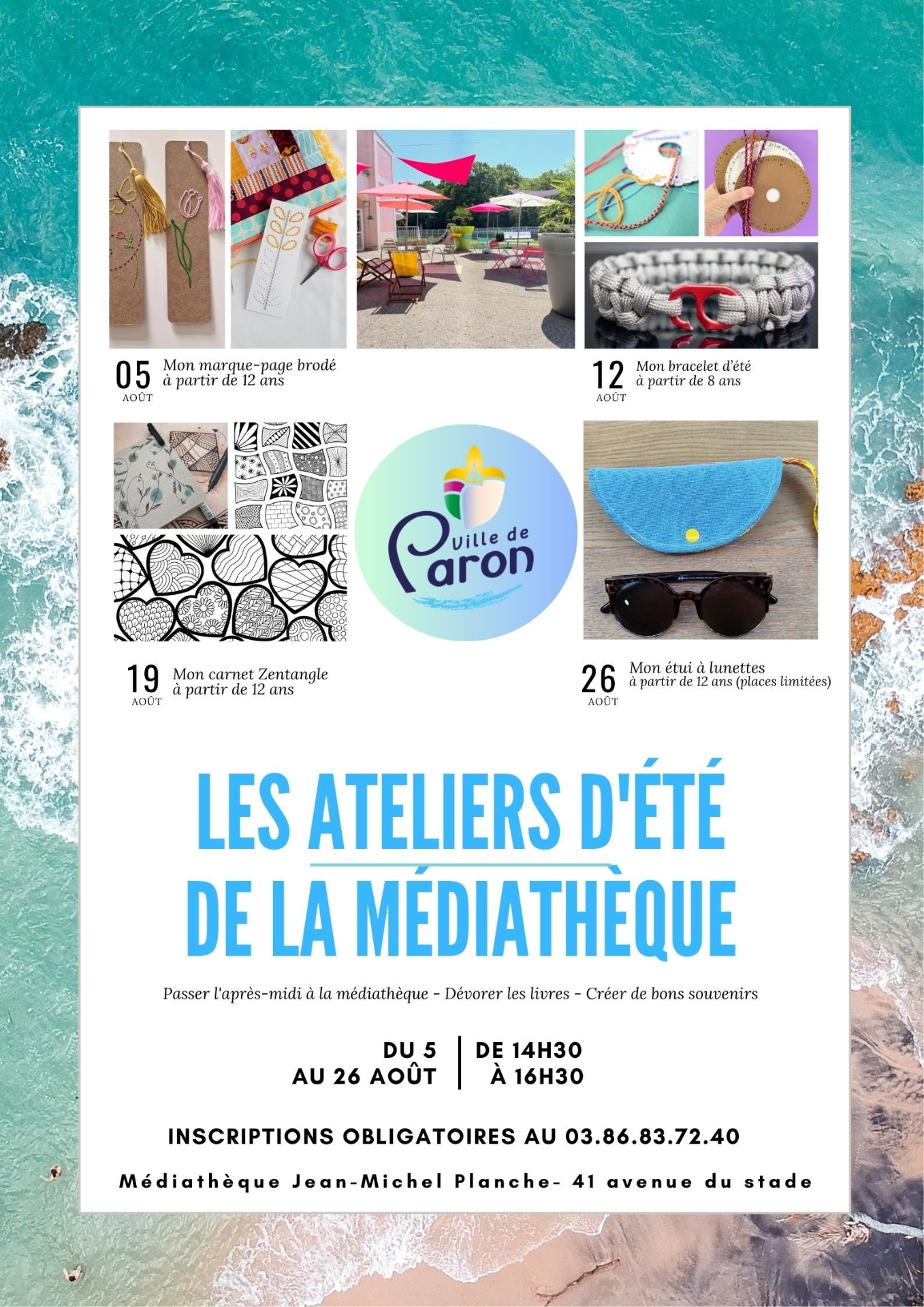 Ateliers d'été médiathèque