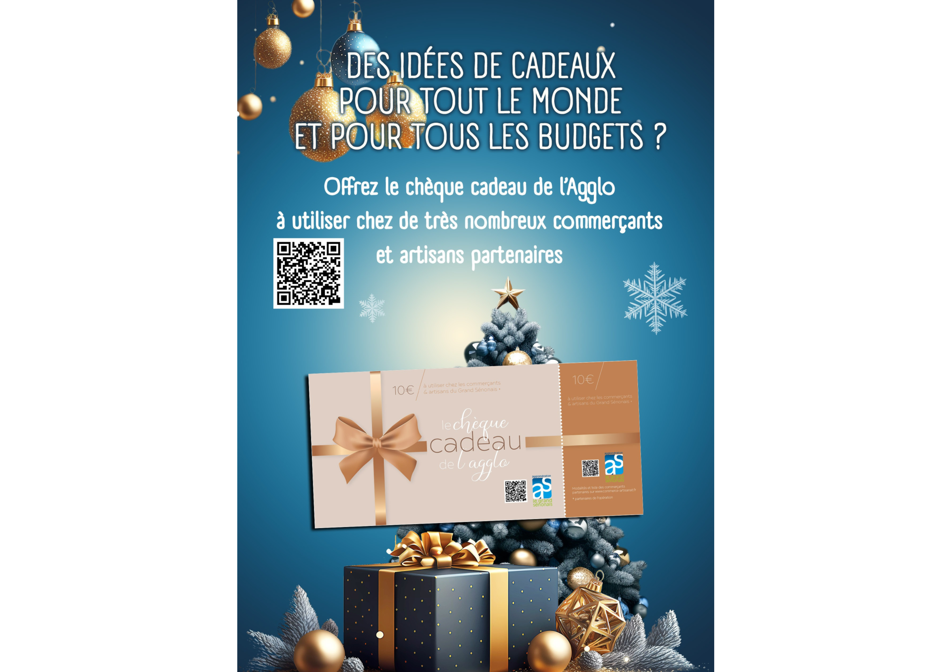 Chèques Cadeaux à gagner - Communauté d'Agglomération du Grand Sénonais