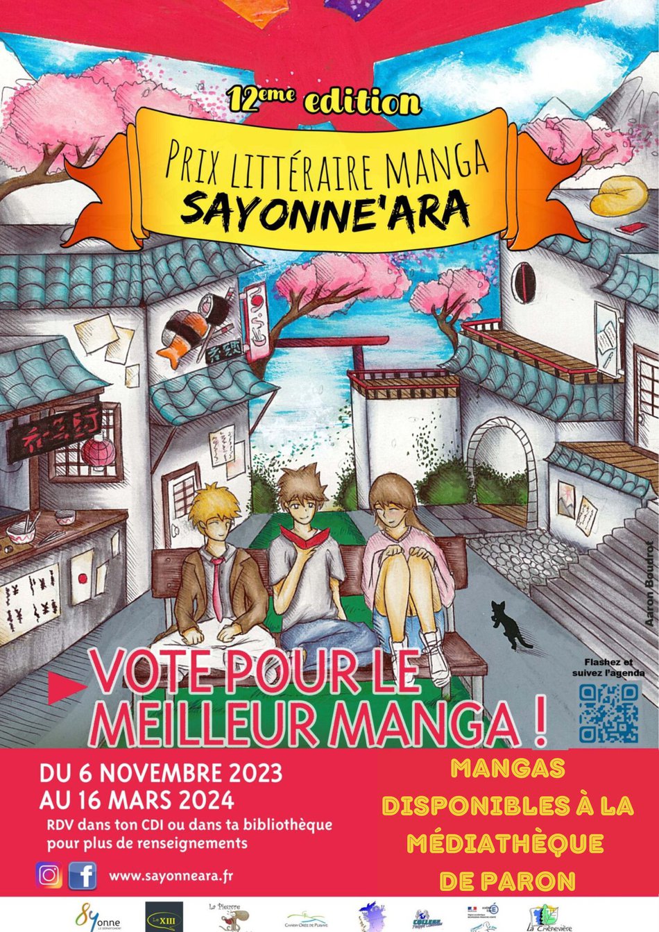 La médiathèque de Paron participe à la 12e édition du prix littéraire de Mange SaYonne'ara